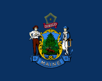 Maine State Flag